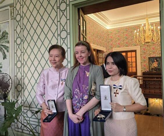สองสตรีไทยได้รับเครื่องราชอิสริยาภรณ์ Infante Dom Henrique จากโปรตุเกส