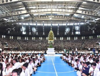 มทร.ธัญบุรี ต้อนรับลูกบัวสวรรค์กว่า 6,500 คน ผ่านพิธีบายศรีสู่ขวัญสุดอบอุ่น “จากรากไทย สู่วิถีใหม่”