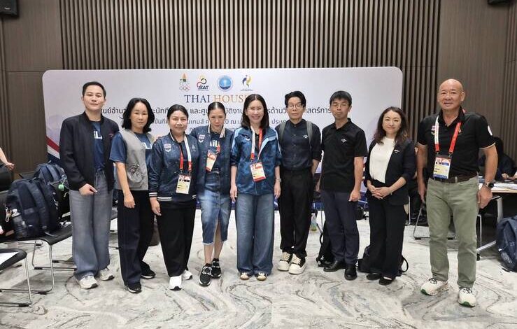 “สุรศักดิ์” นำทีมผู้บริหาร เยี่ยม Thai House ส่งกำลังใจทัพนักกีฬาไทย พร้อมต่อยอด “Amazing Thai House” เชื่อมกีฬา–ท่องเที่ยว ดัน “Healing is the New Journey” สู่เวทีโลก