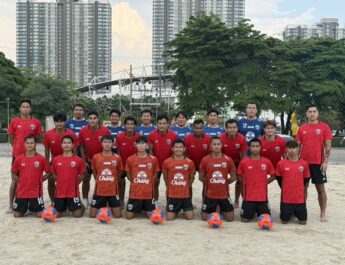 “โค้ชเอก” เร่งฟิตทัพชายหาดไทย หลังฝนทำสะดุด 2 สัปดาห์ เตรียมตัดเหลือ 14 คนเก็บตัวพังงา ก่อนคัด 12 ลุยศึกเอเชีย